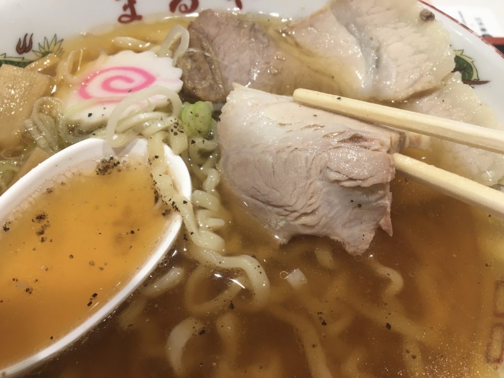 醤油の味が染み込んだチャーシュー